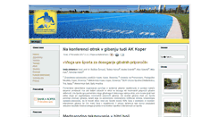 Desktop Screenshot of akkoper.si